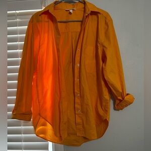 H&M oversized button down shirt.